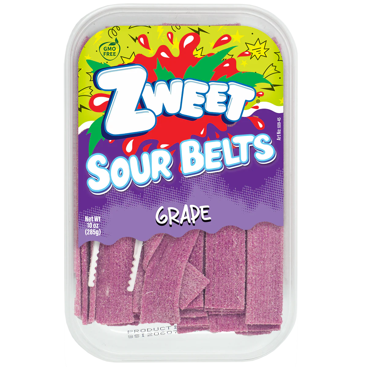 Sour Grape Belts | Zweet | 10 oz