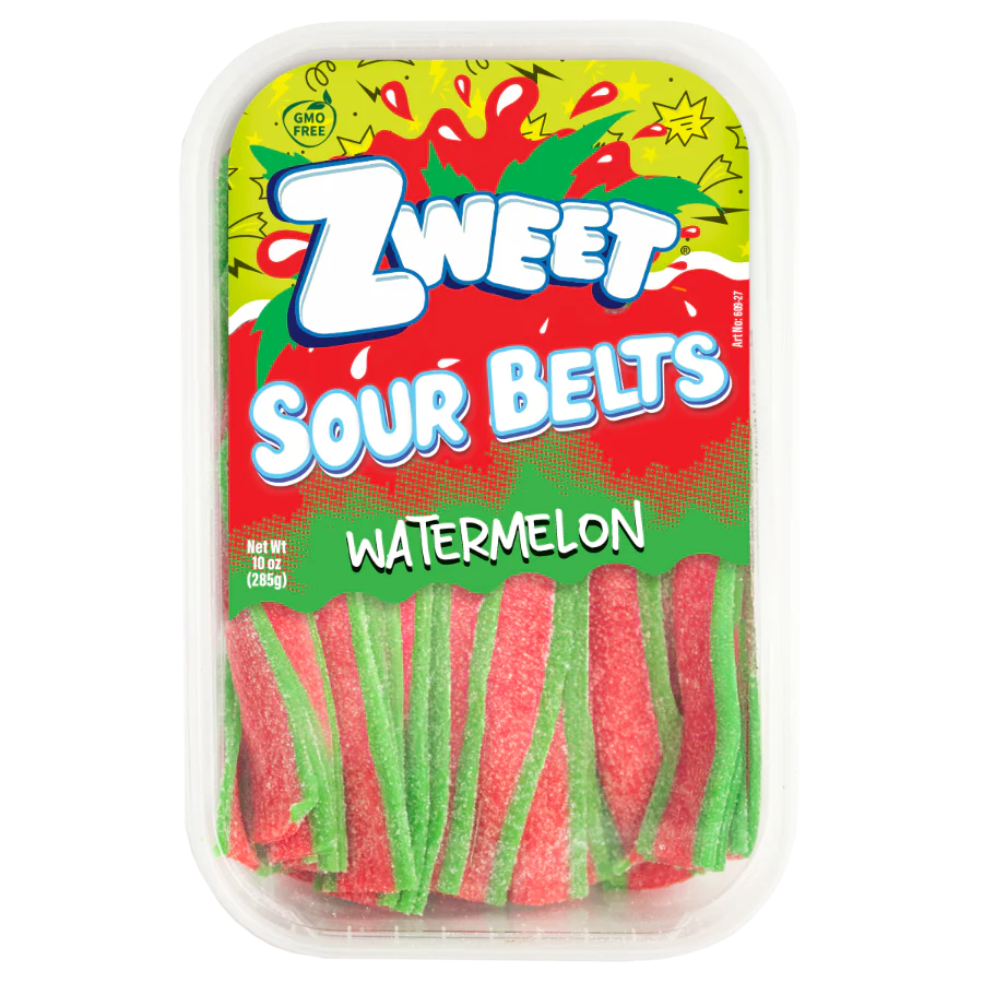 Sour Melon Belts | Zweet | 10 oz