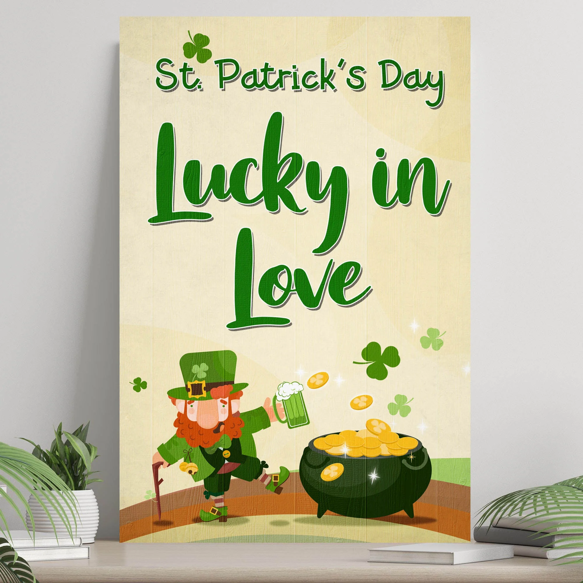 St. Patrick's Day Lucky In Love Sign - Image 2
