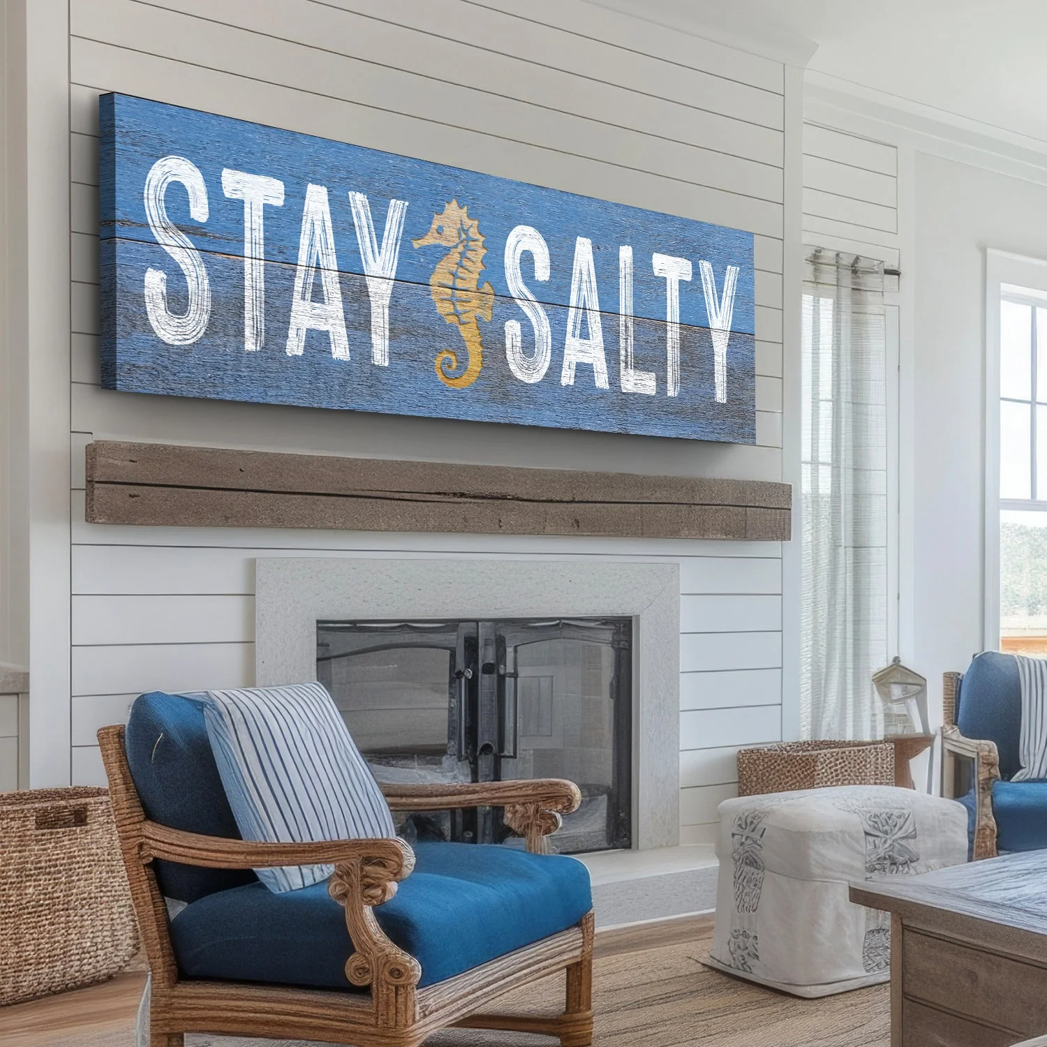 Stay Salty Coastal Sign VII - Image 4
