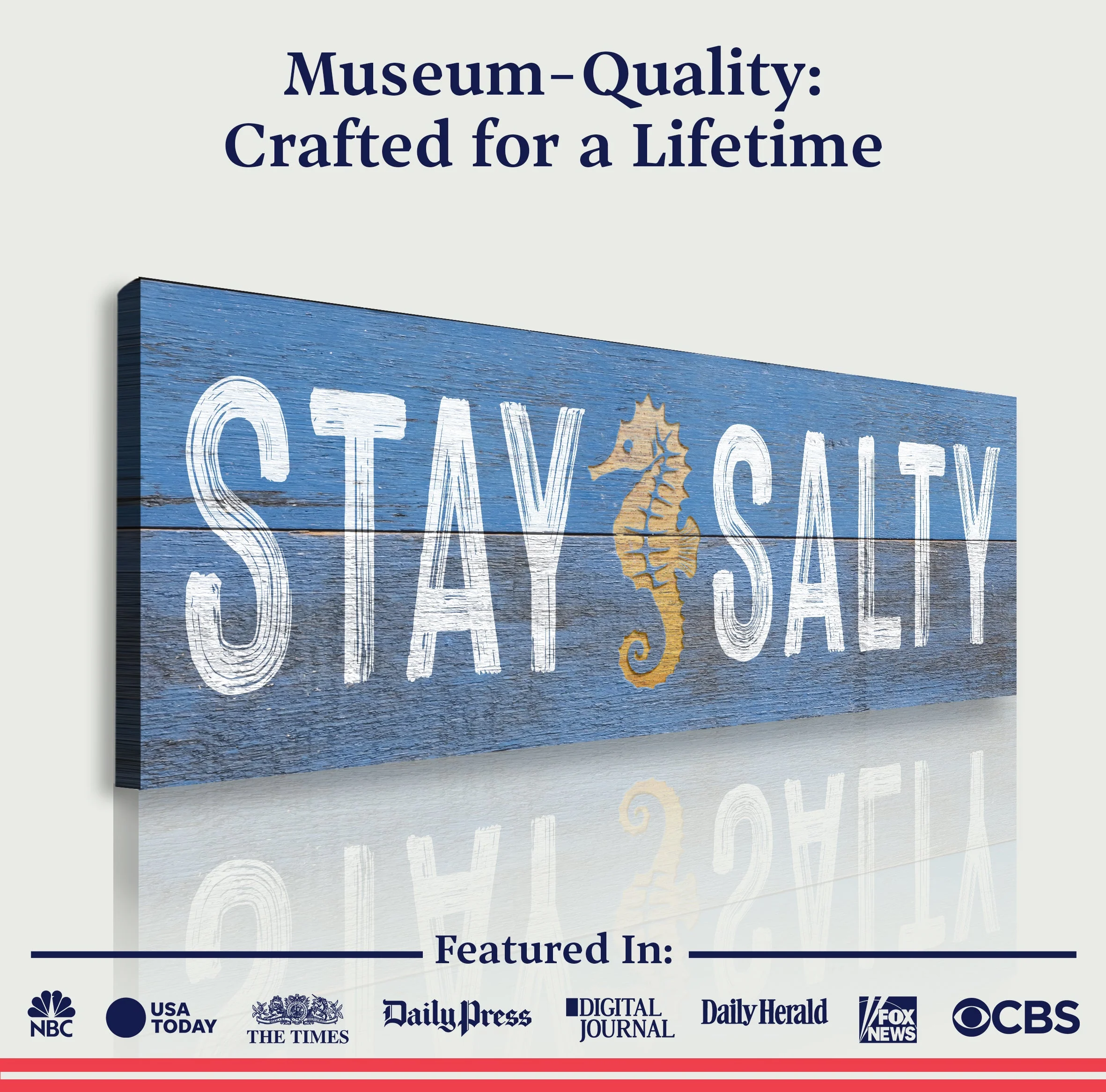 Stay Salty Coastal Sign VII - Image 8