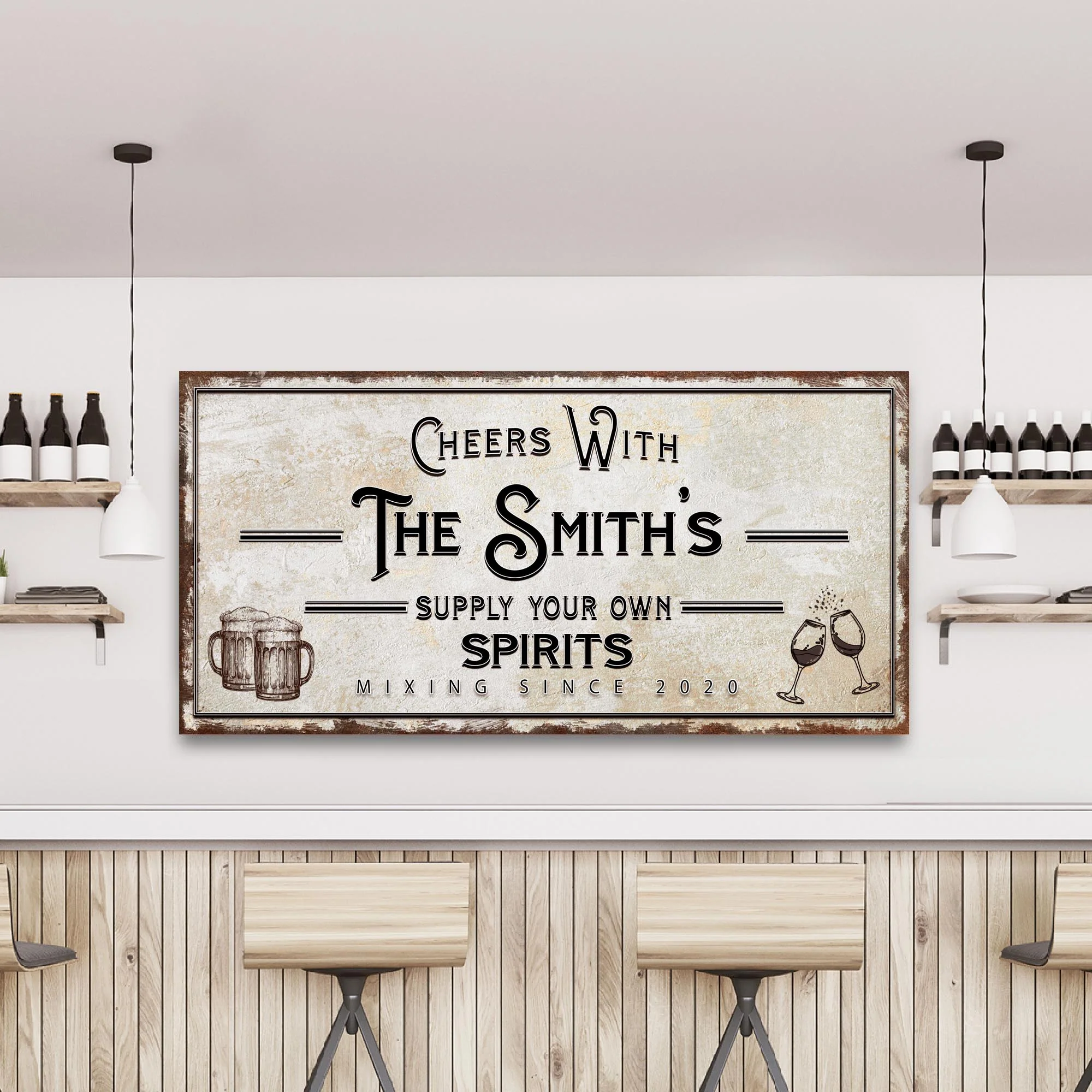Supply Your Own Spirits Bar Sign - Image 3