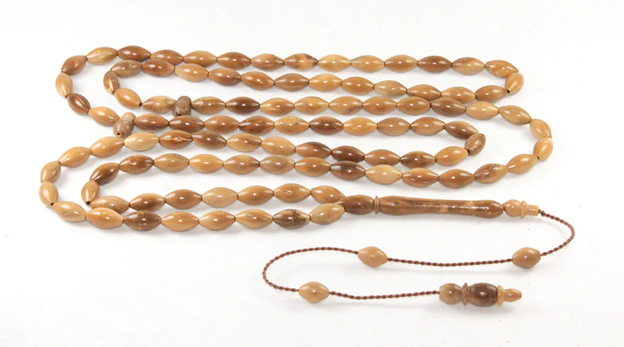 Tesbih 99luk Kuka (Kokka) - Arpa Kesim - 4x6 mm - Prayer Beads - Image 7