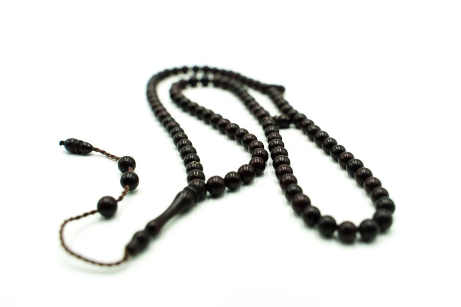 Tesbih 99luk Kuka (Kokka) - Yuvarlak Kesim - 8 mm - Prayer Beads - Image 4