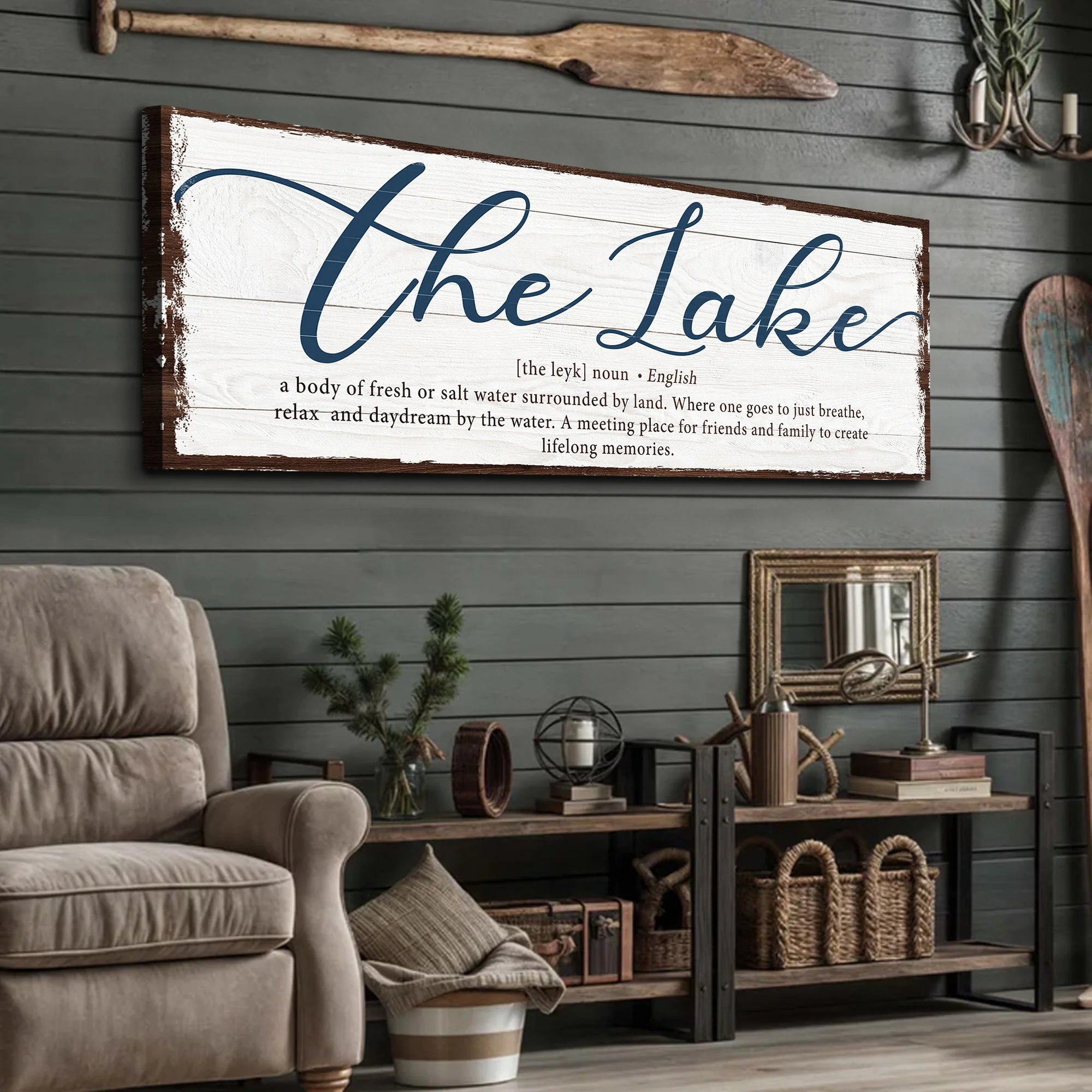 The Definition Of Lake Sign - Image 2