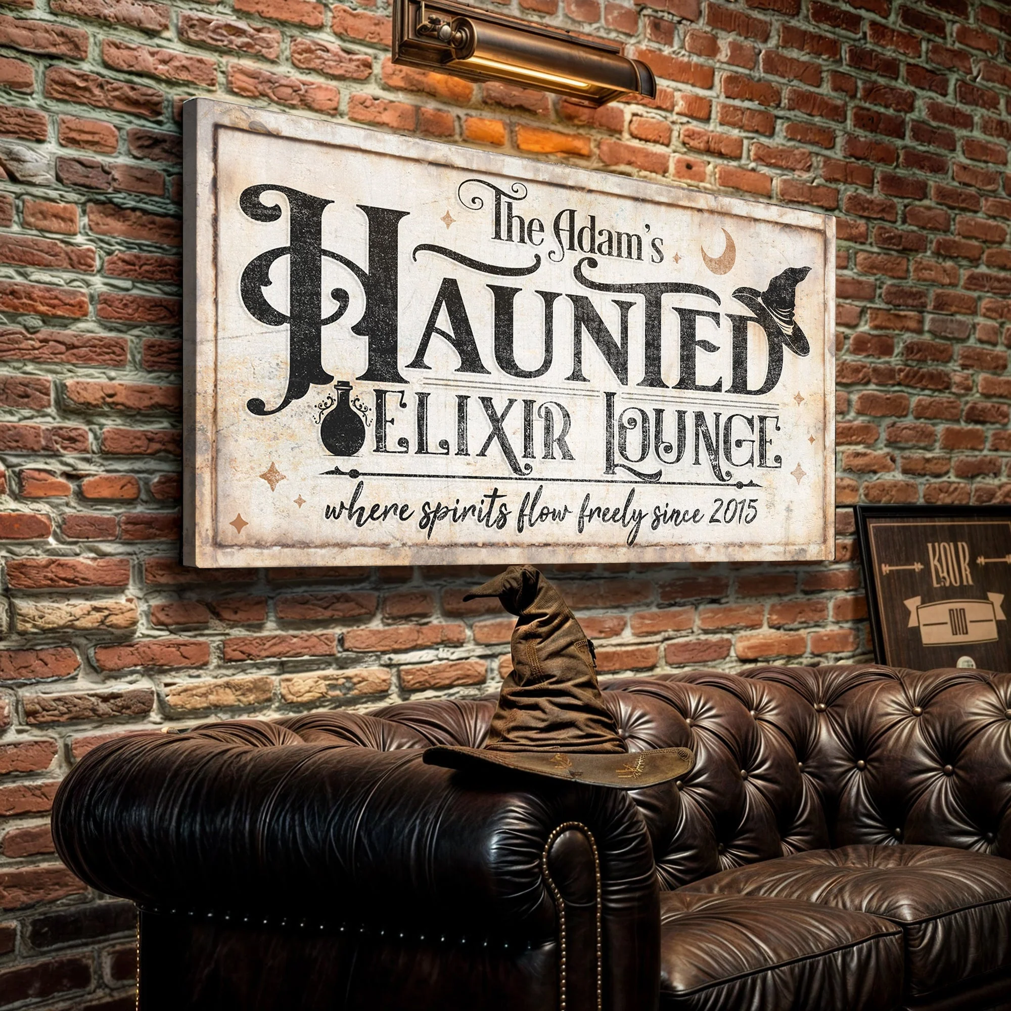 The Haunted Elixir Lounge Halloween Sign II - Image 2