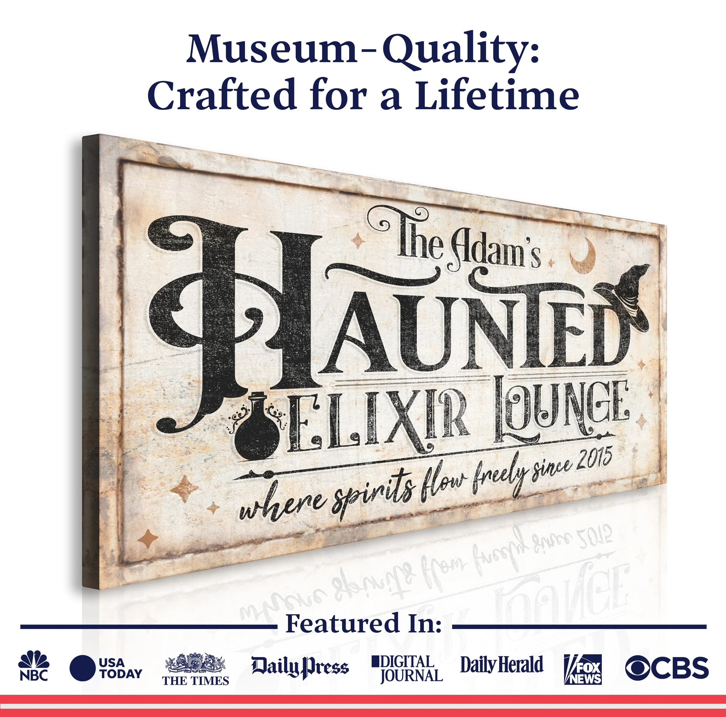 The Haunted Elixir Lounge Halloween Sign II - Image 5