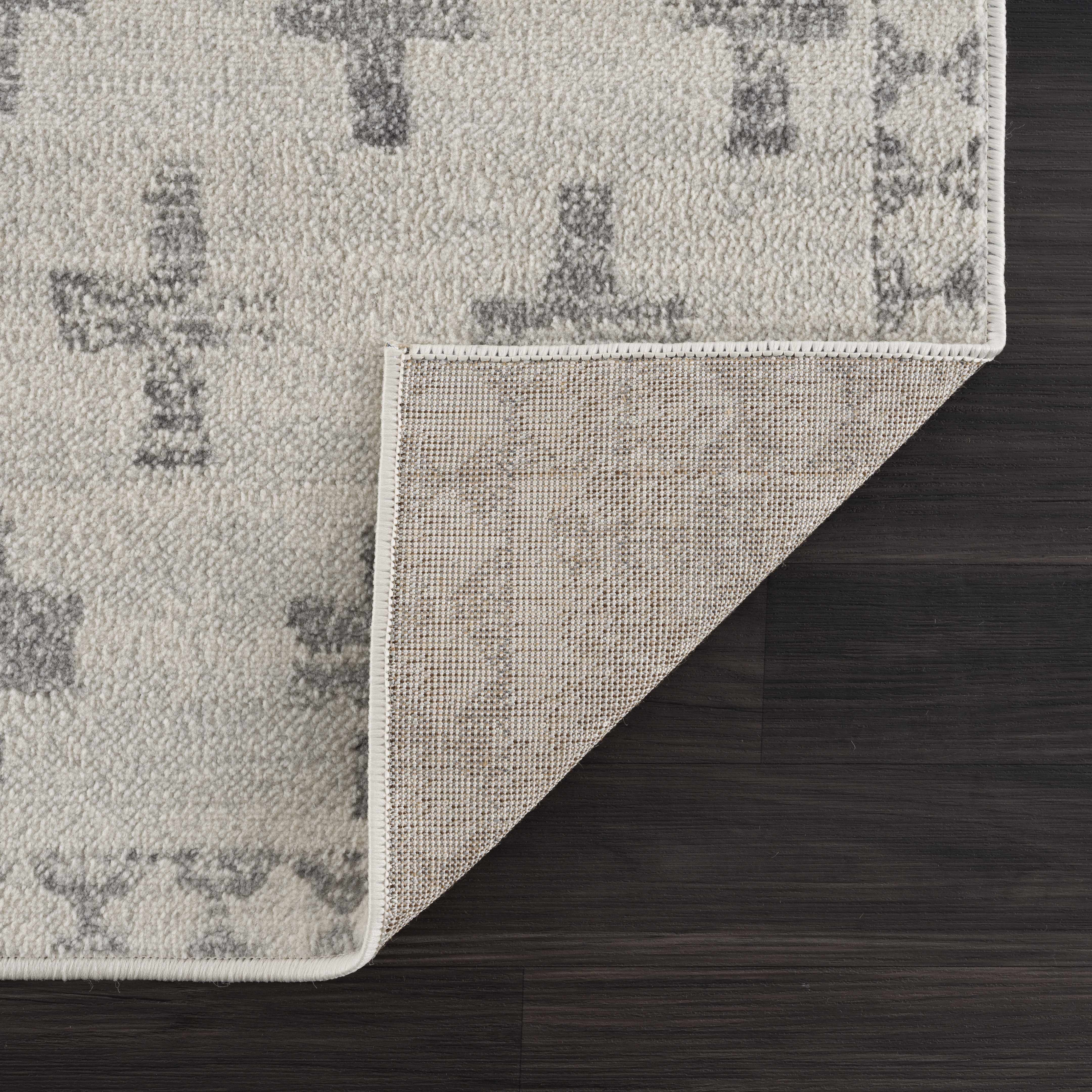 Tigris Swiss Cross Ivory&Gray Area Rug - Image 7