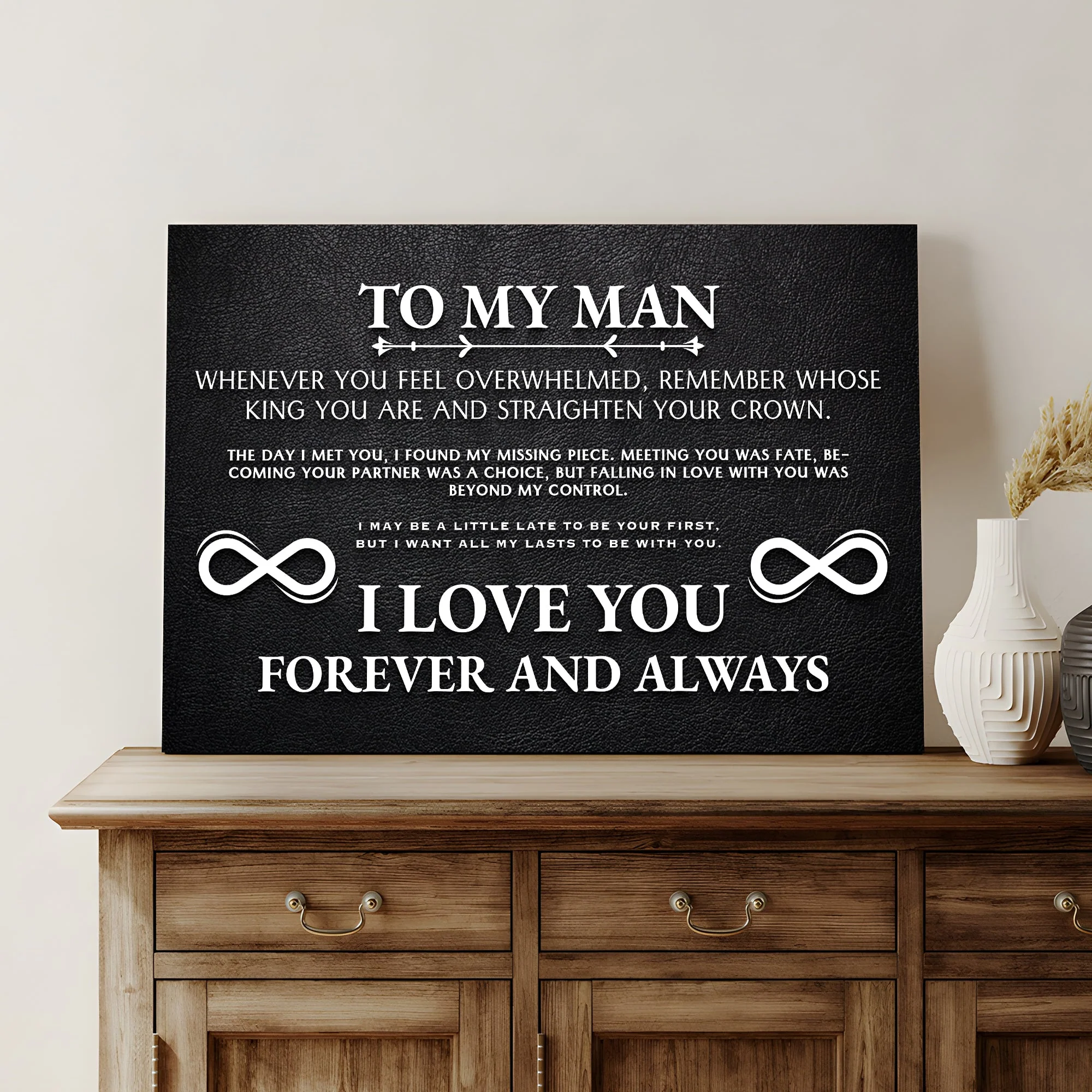 To My Man Father's Day Gift Sign II - Image 2