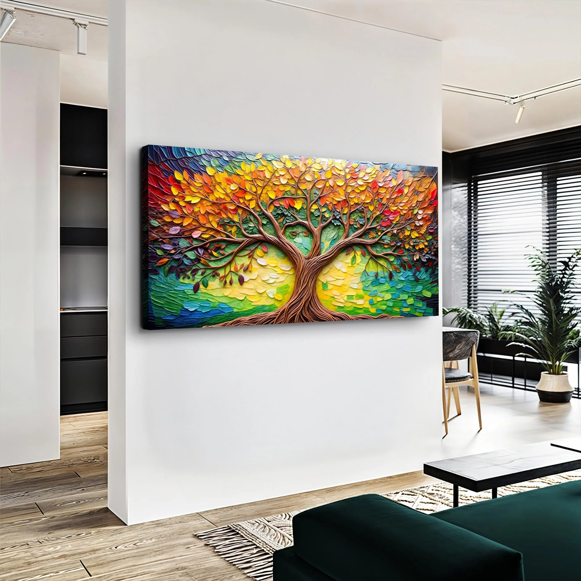 Tree Of Life Impasto Wall Art - Image 3