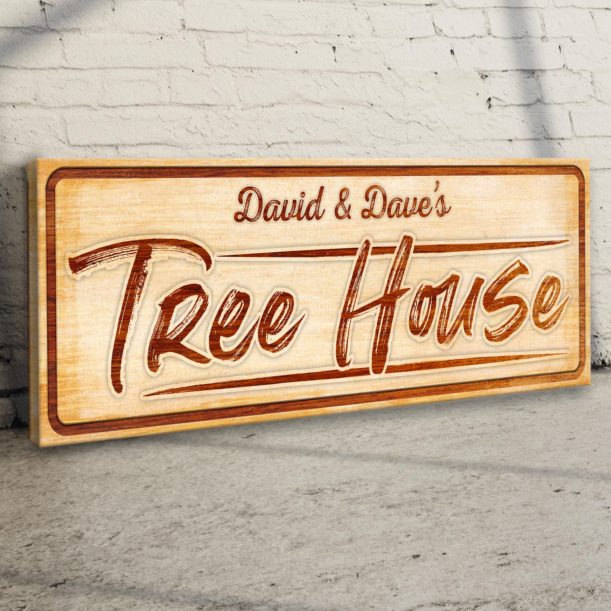 Treehouse Sign, Unique Baby Boy Gift, Tree House Wall Art, Tree House Sign, Tree House Lover Gift Sign Decor - Image 3