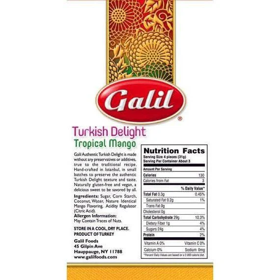 Tropical Mango Turkish Delight, Galil - Image 4