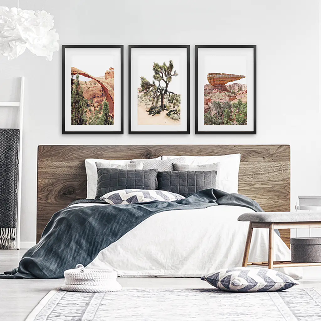 US Desert Wall Art. Arches National Park, Cliff, Joshua Tree - Image 3