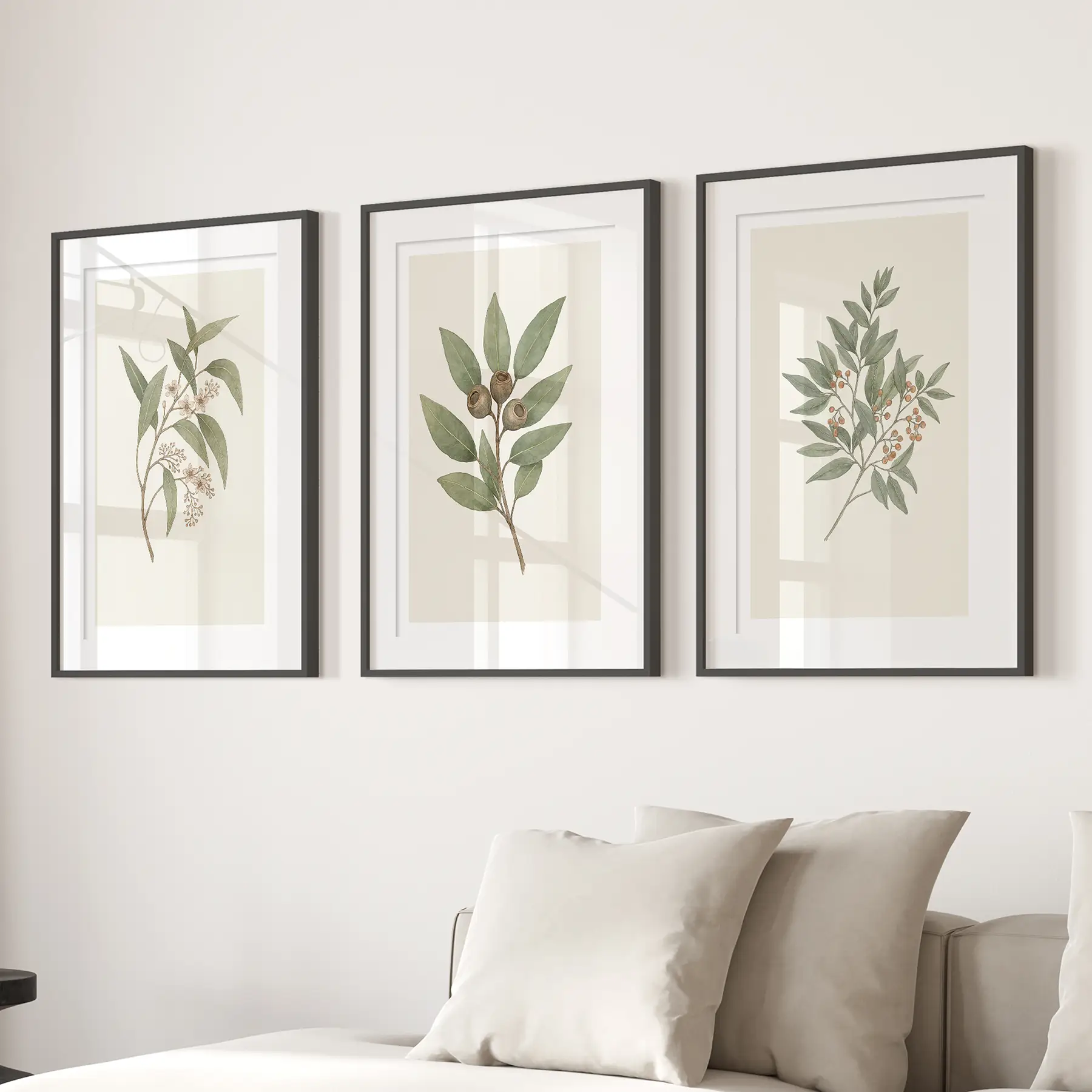 Vintage Neutral Botanical Gallery Wall Print Set - Image 7