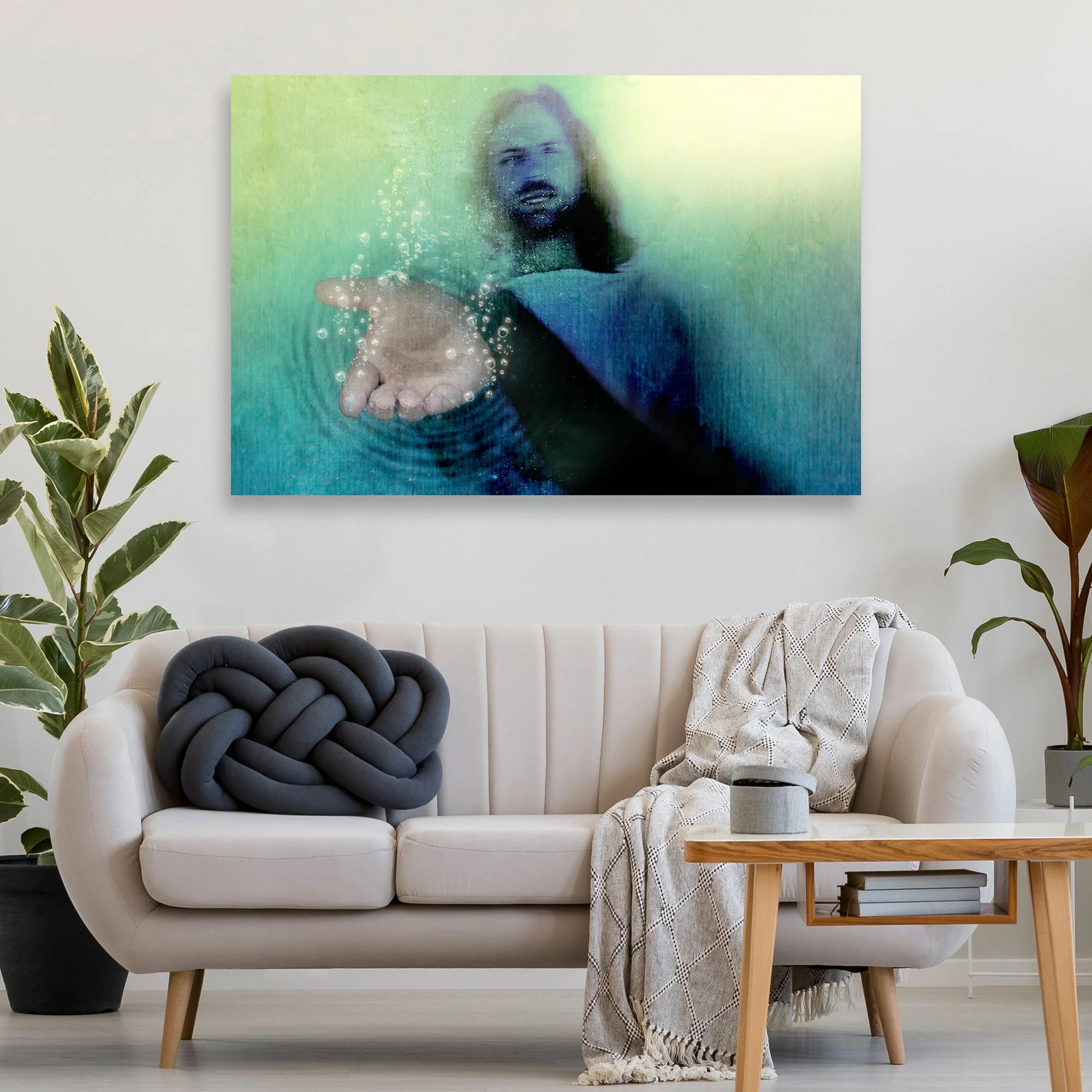 Walk With Jesus In Faith Canvas Wall Art - Image 3