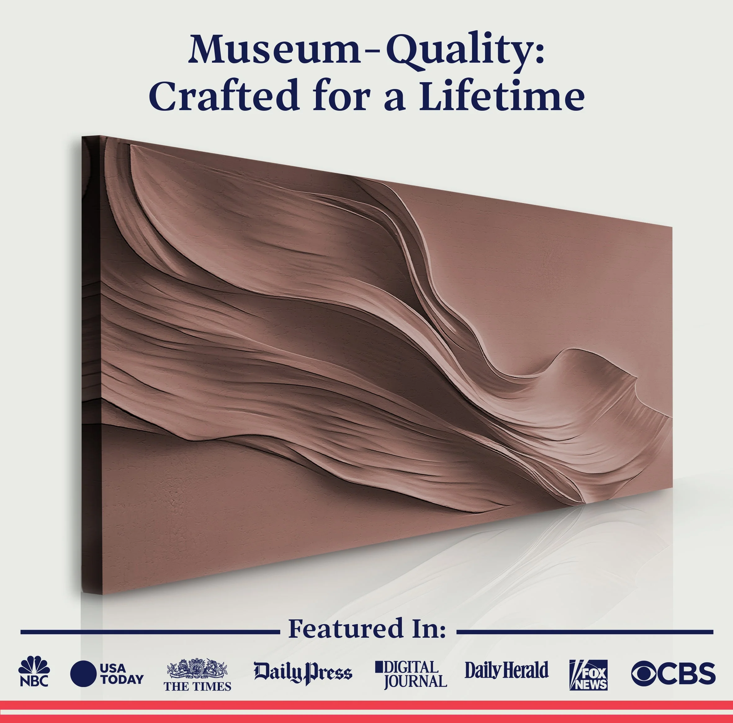 Warm Terracotta Minimalist Wall Art - Image 6