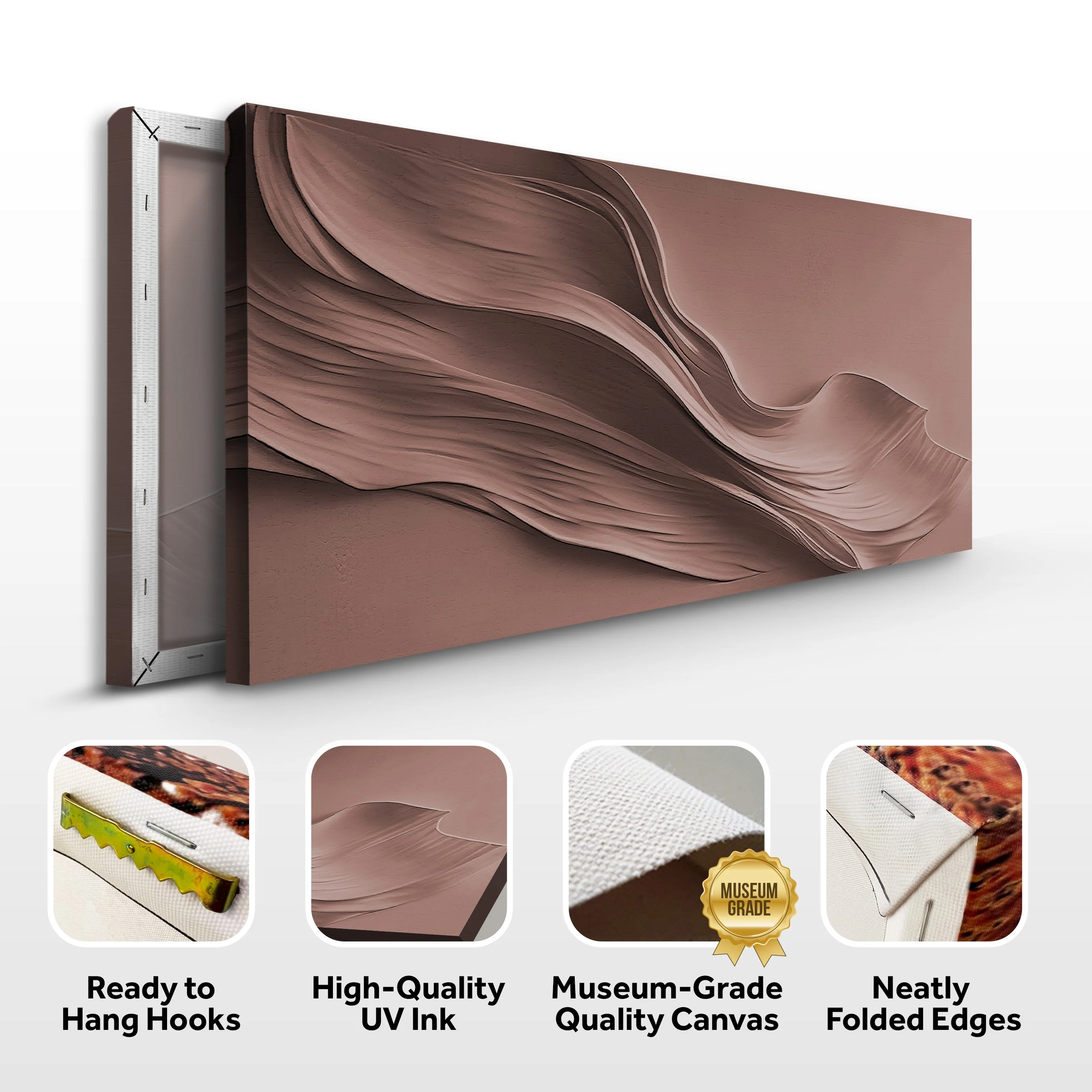 Warm Terracotta Minimalist Wall Art - Image 8