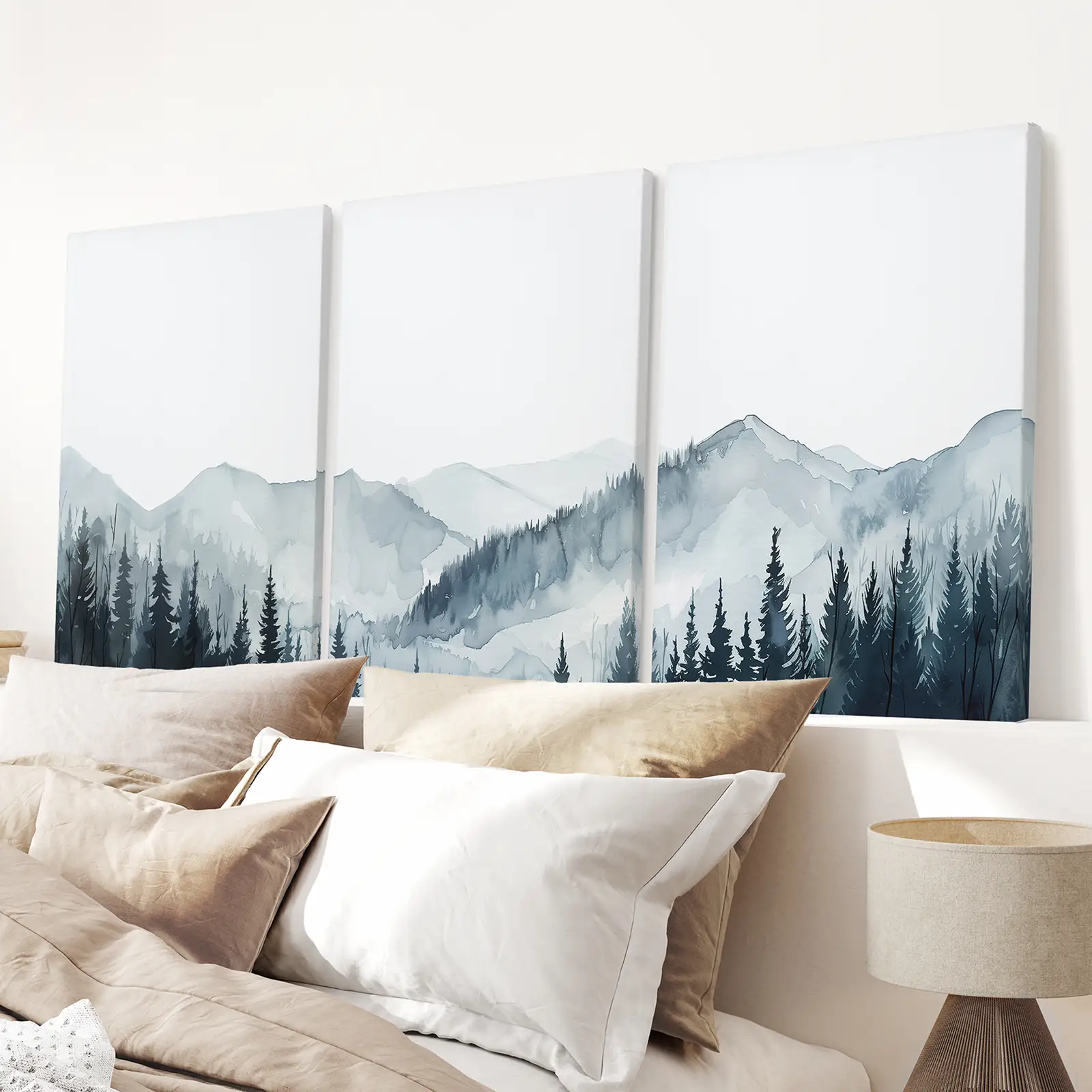 Watercolor Mountain Landscape Wall Art Posters - Image 7