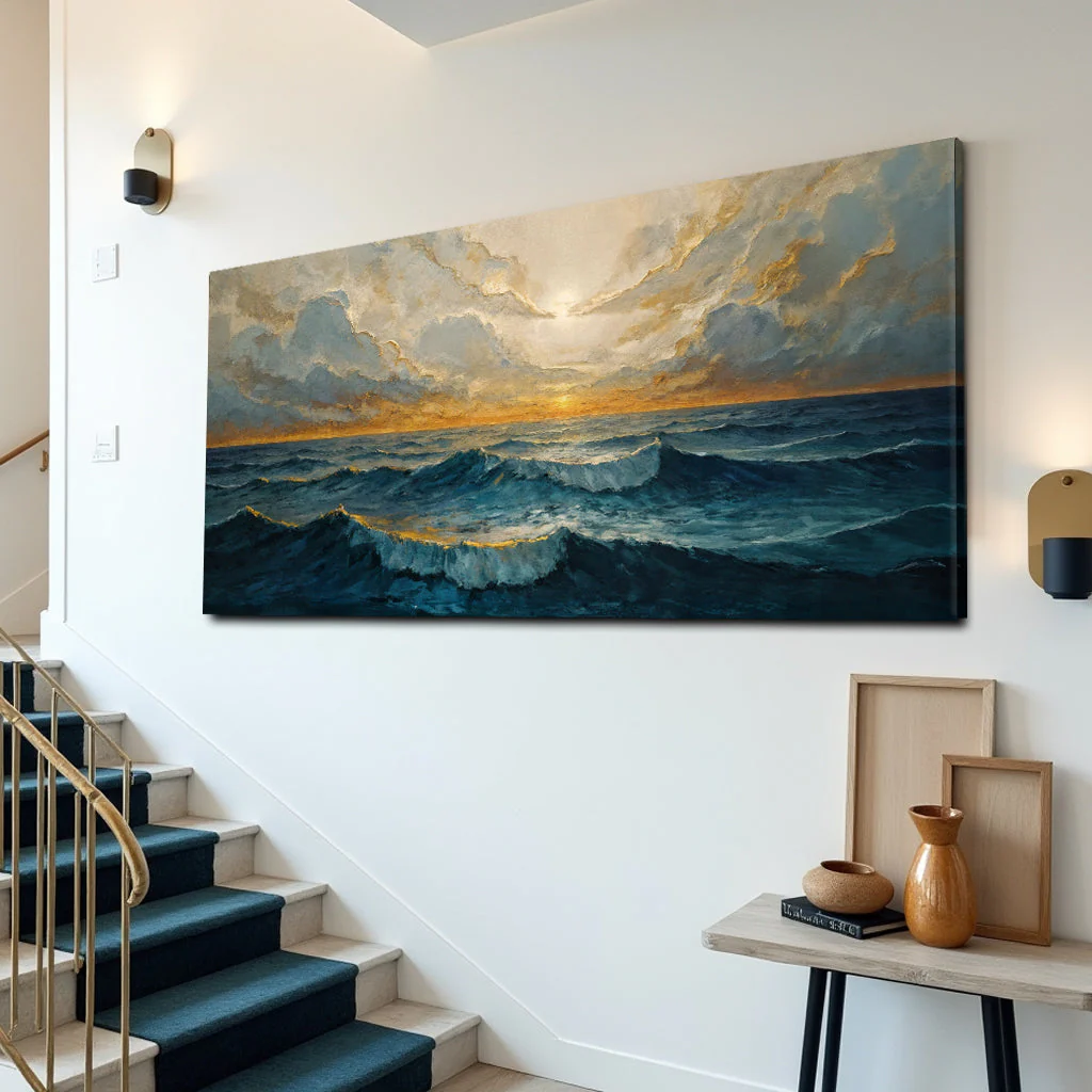 Waterscape Abstract Wall Art XI - Image 2