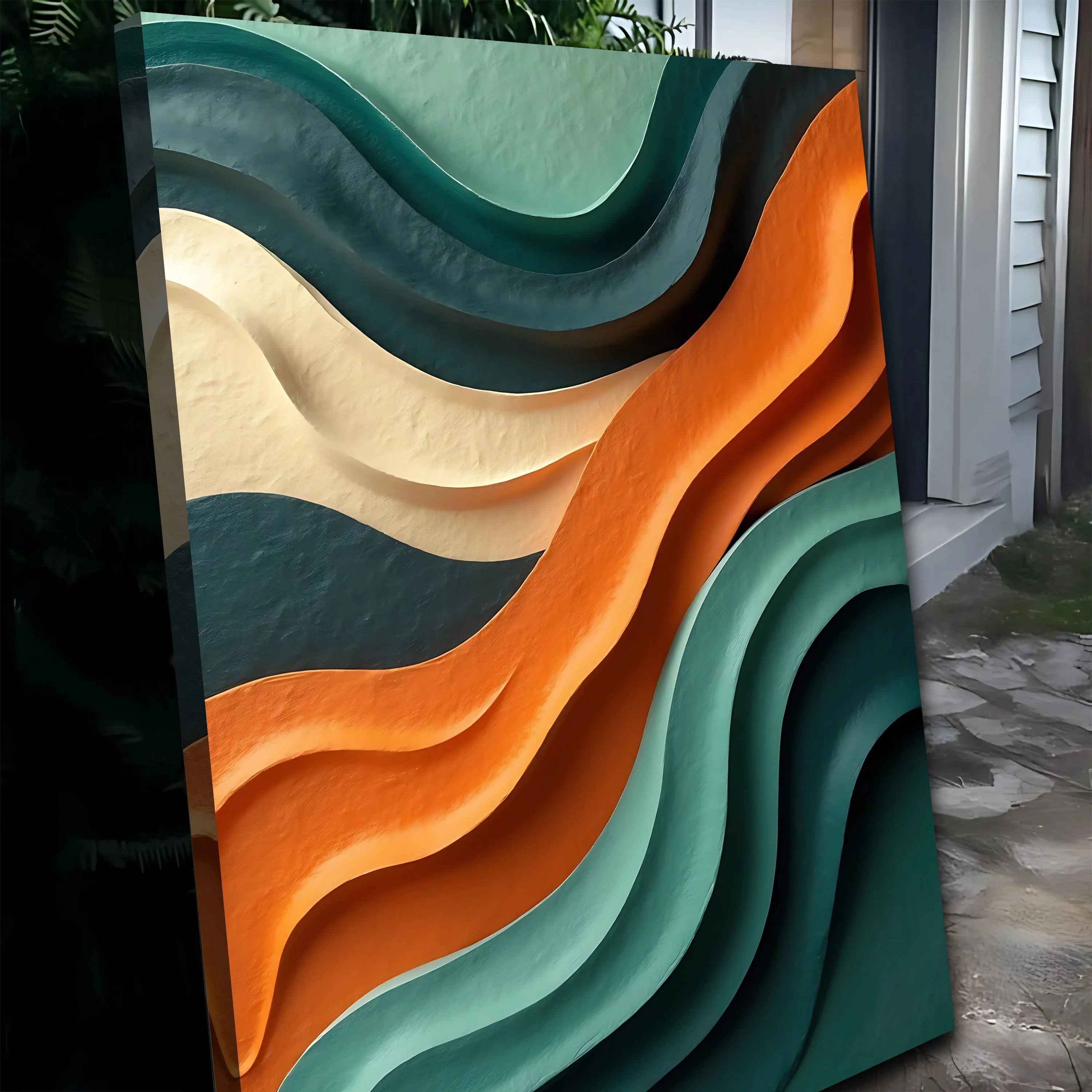 Wave Abstract Wall Art - Image 5