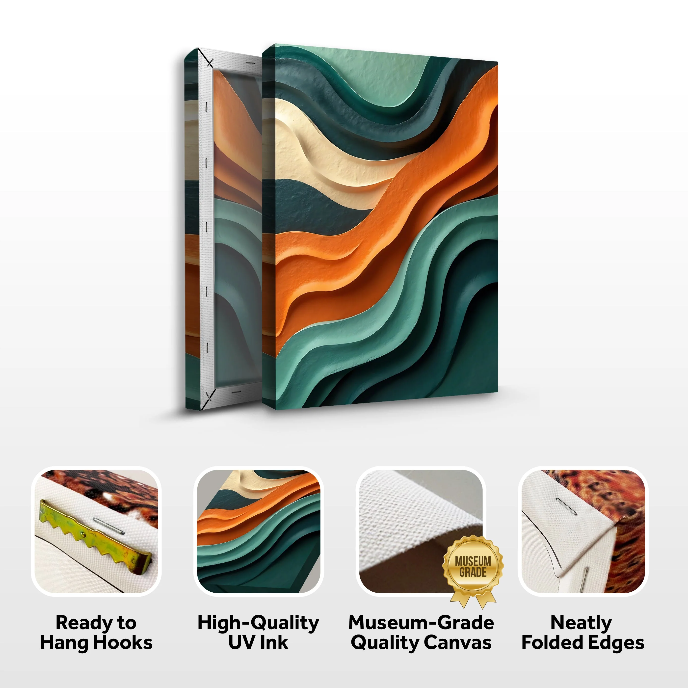 Wave Abstract Wall Art - Image 8