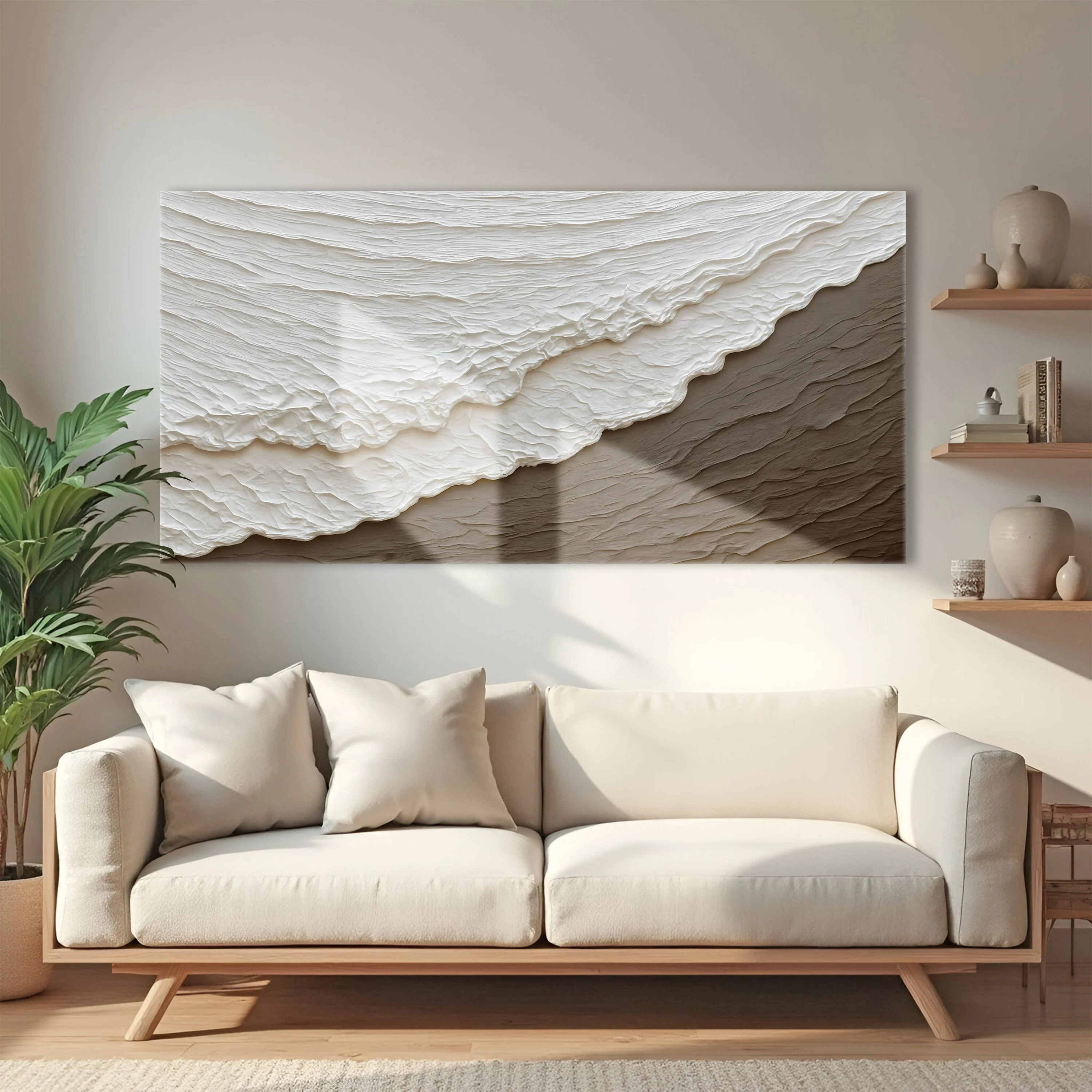 Waves Abstract Wall Art - Image 3