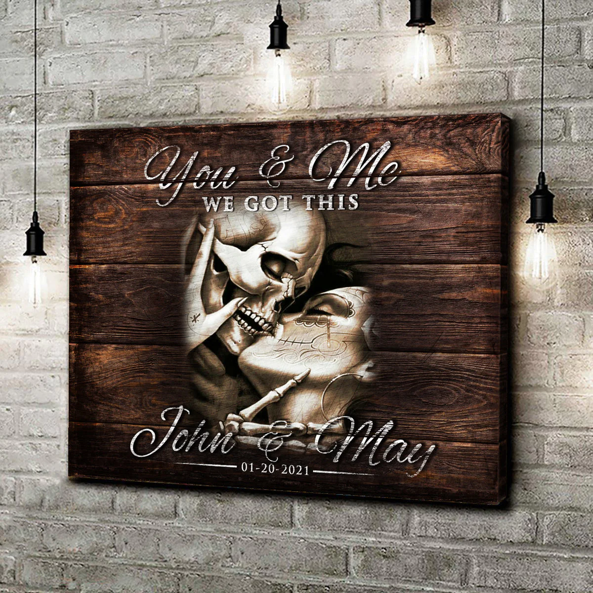 We Got This Skeleton Couple Sign III - Image 5