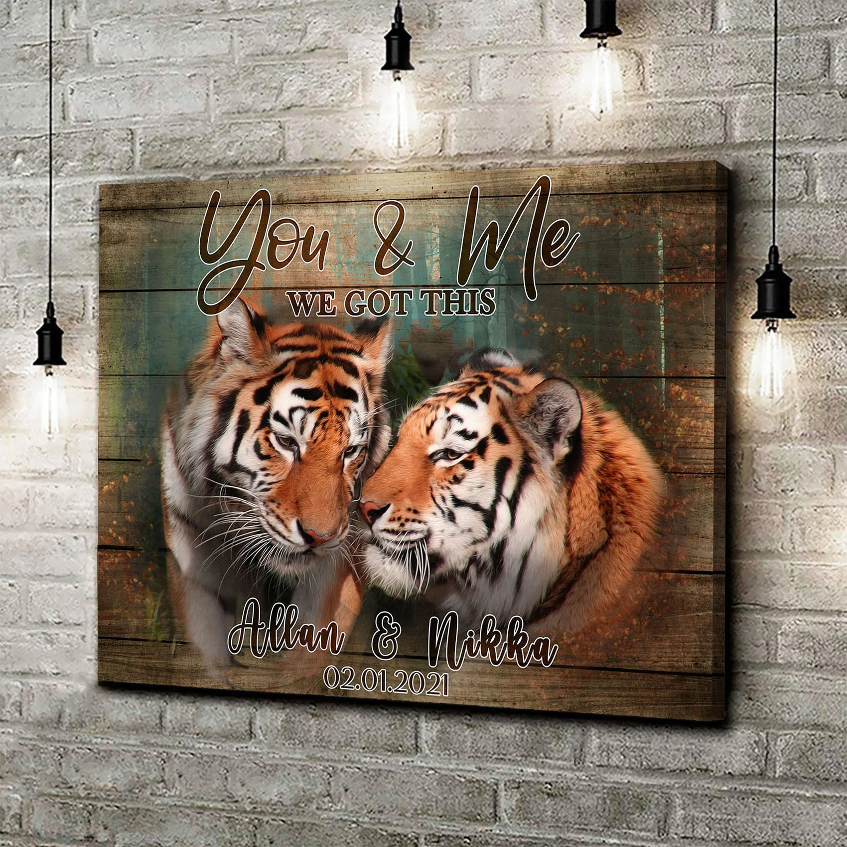 We Got This Tiger Couple Sign - Image 2