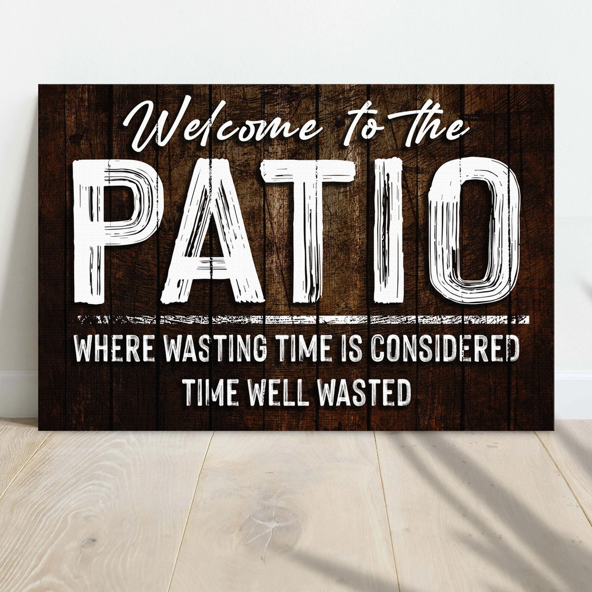 Welcome To The Patio Sign - Image 3