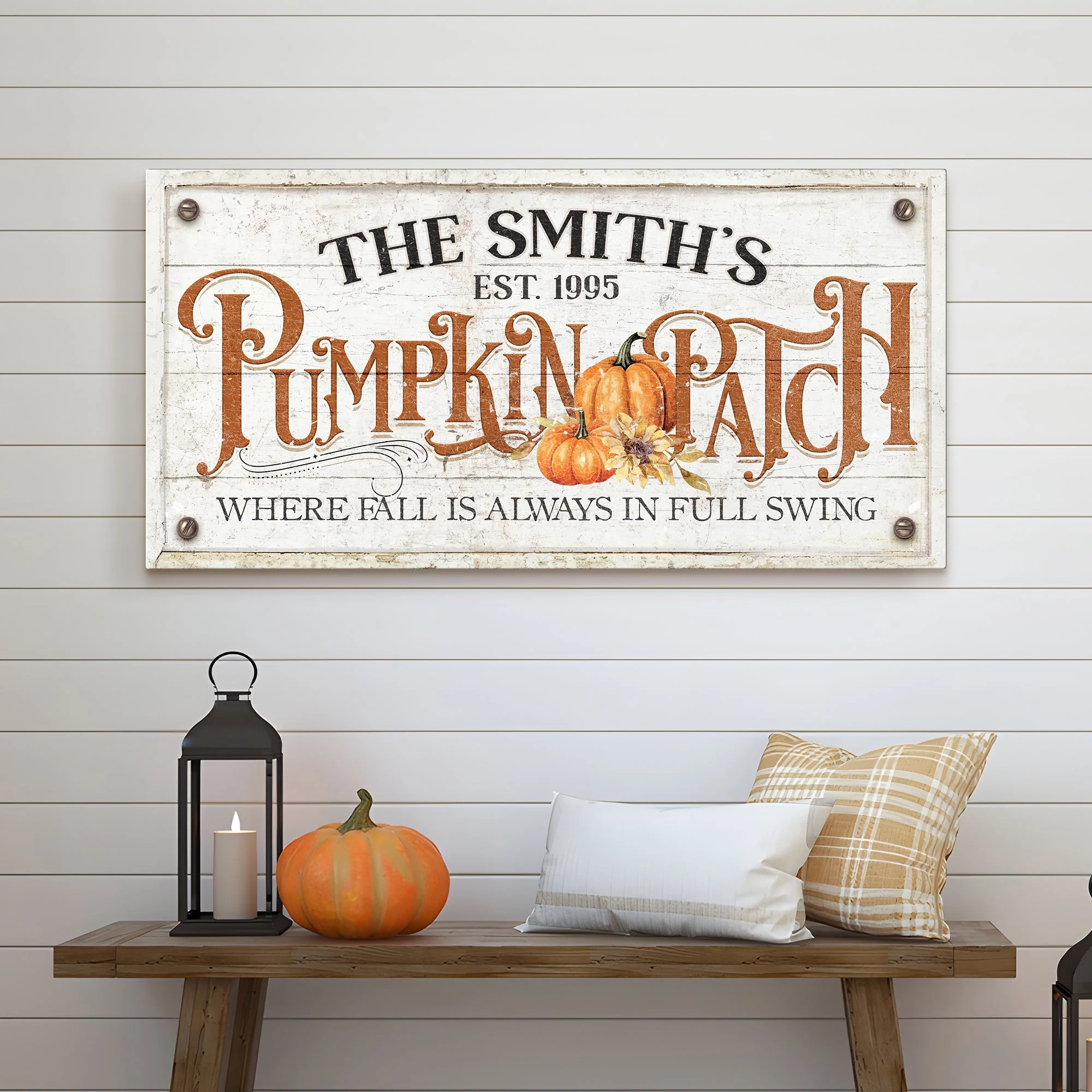 Where Fall Is Always In Full Swing Pumpkin Patch Sign - Image 2