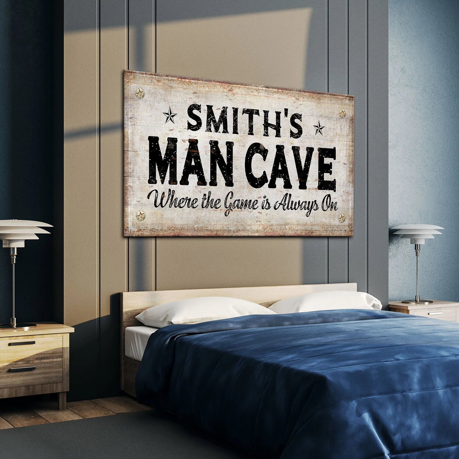 Where the Game is Always On Man Cave Sign - Image 2