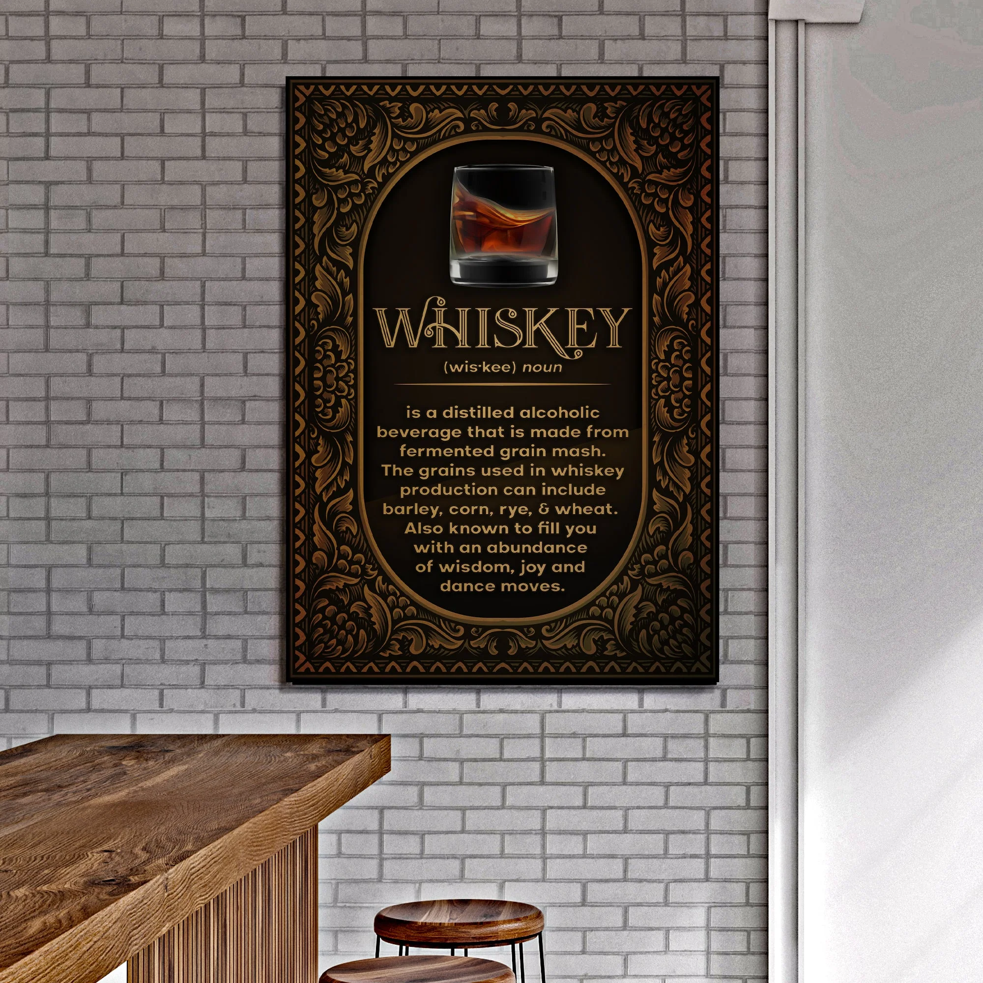 Whiskey Definition Sign - Image 2