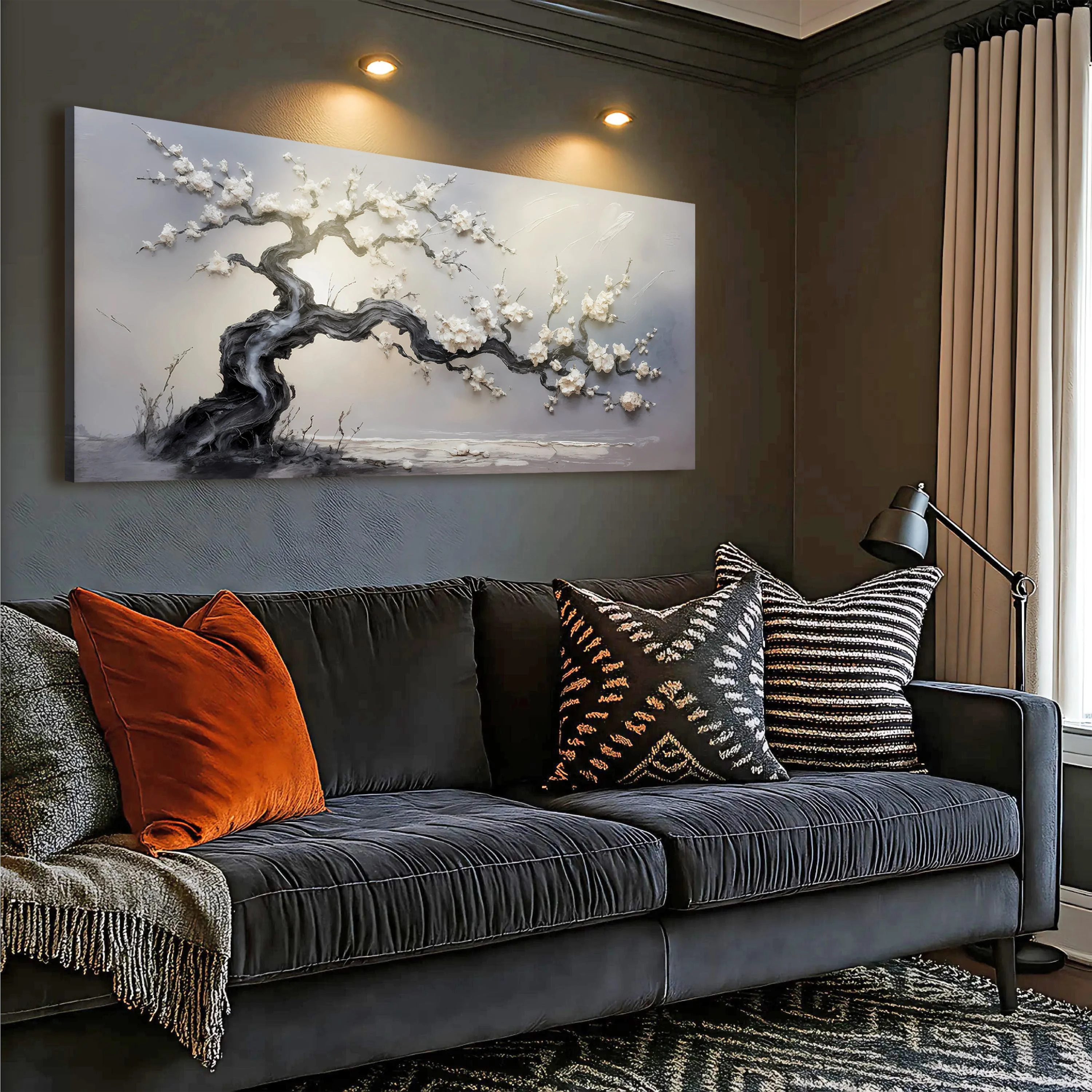 White Blossom Wall Art - Image 4