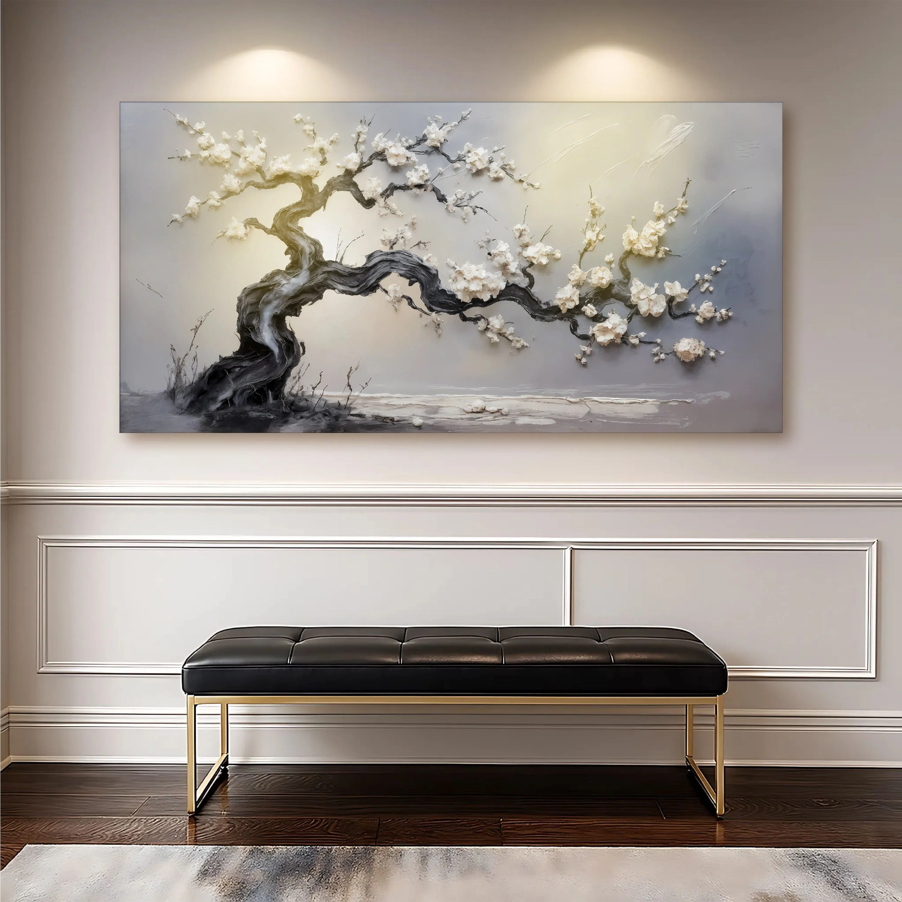 White Blossom Wall Art - Image 5
