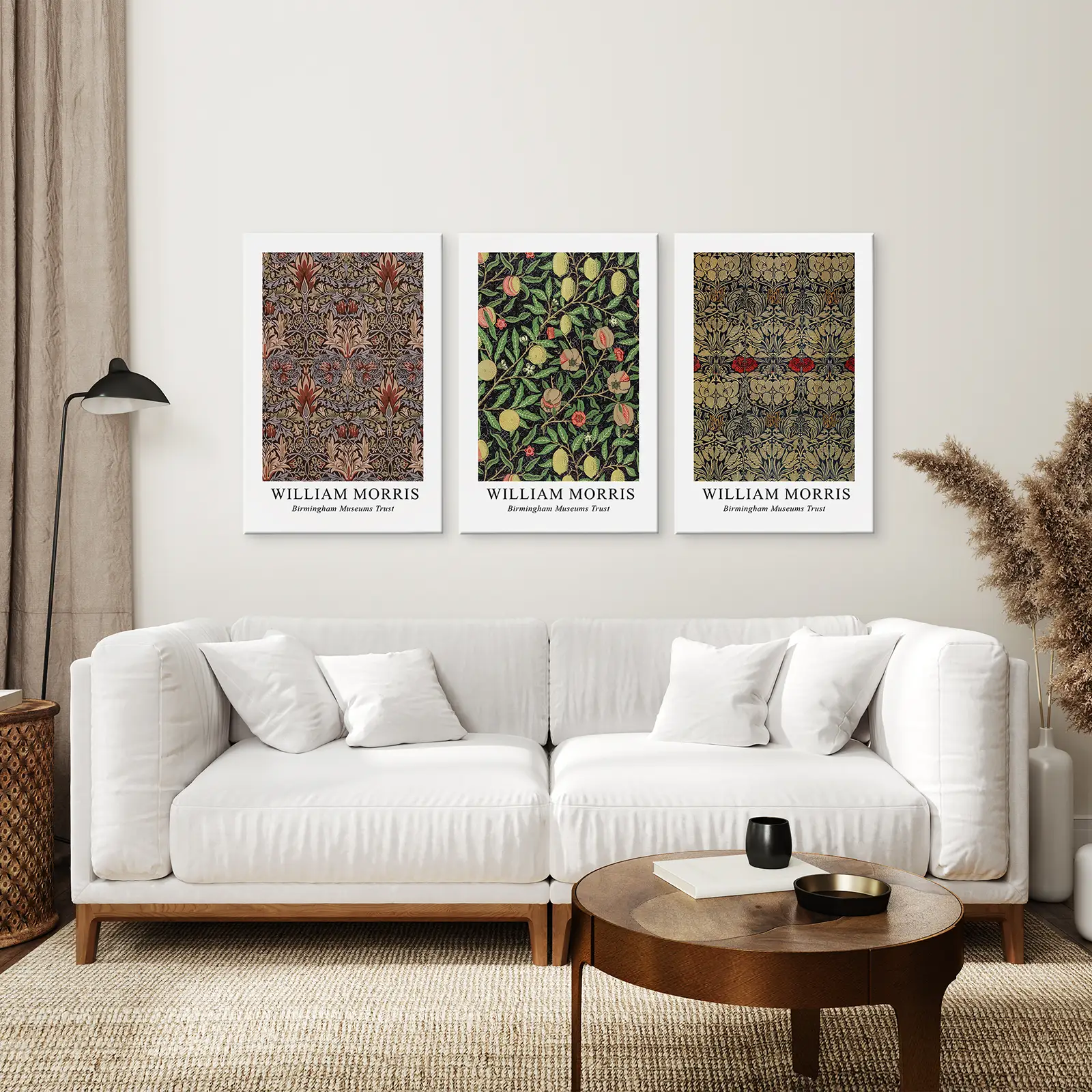 William Morris 3 Piece Wall Art Set Home Decor - Image 3
