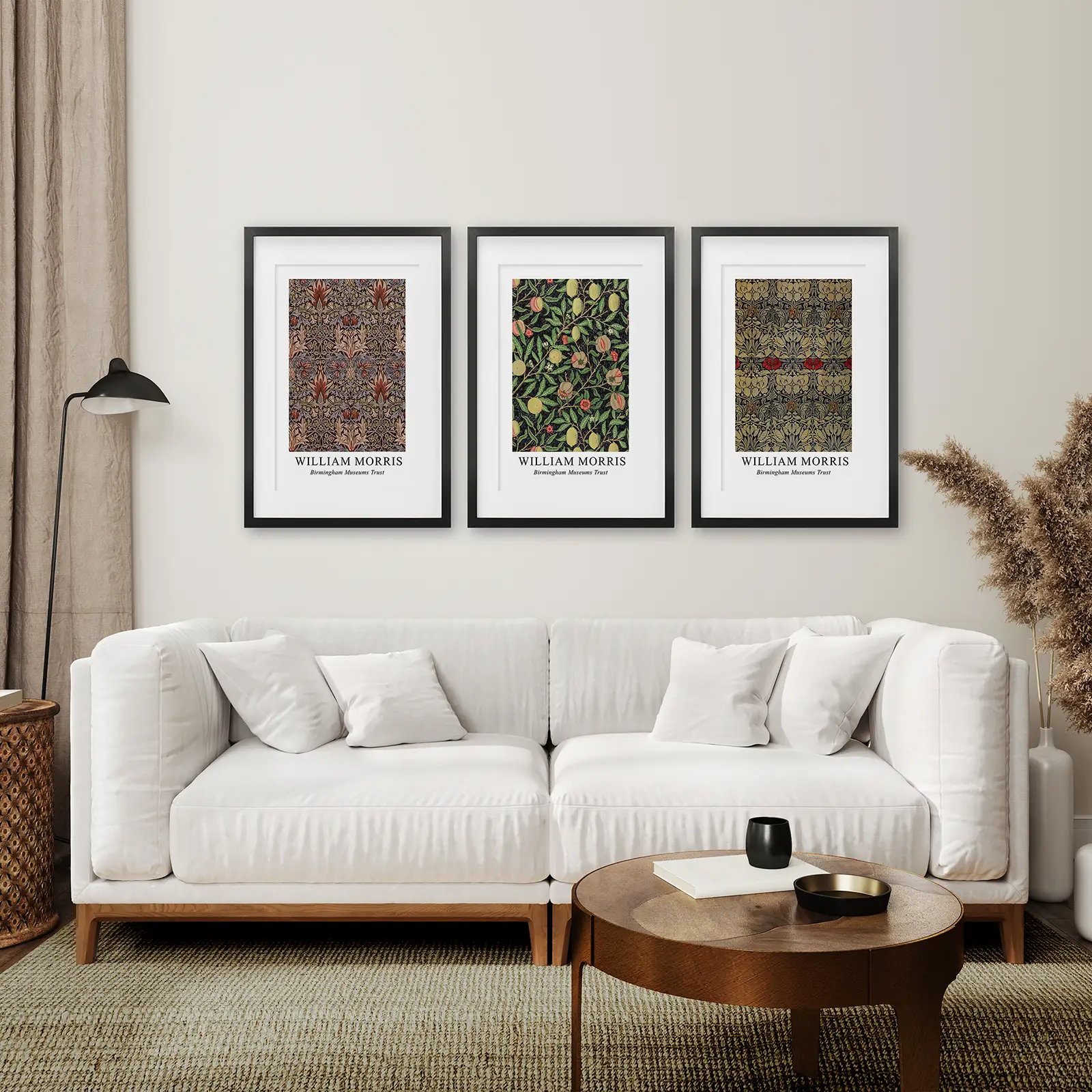 William Morris 3 Piece Wall Art Set Home Decor - Image 4
