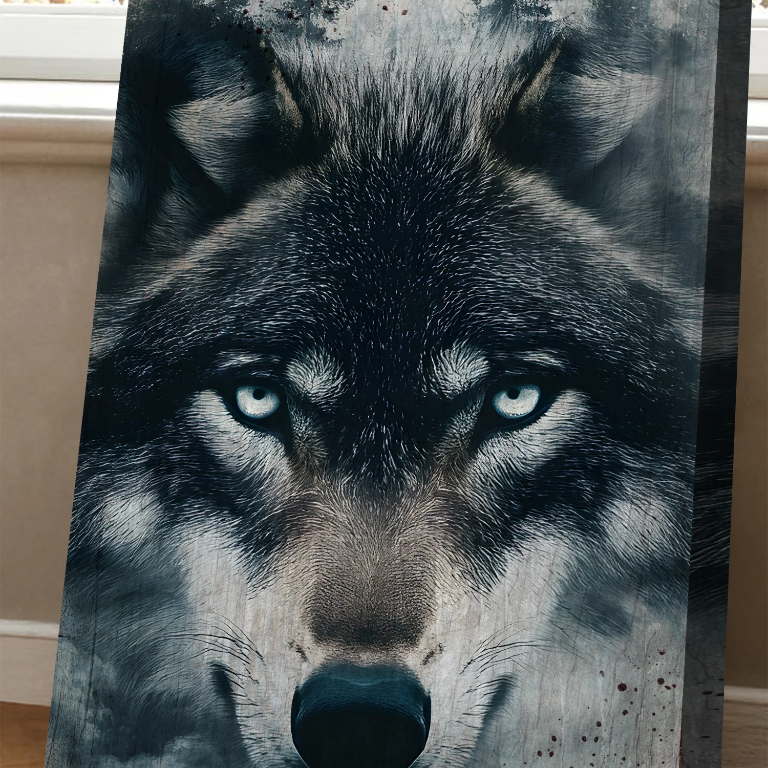 Wolf Double Exposure Wall Art III - Image 5