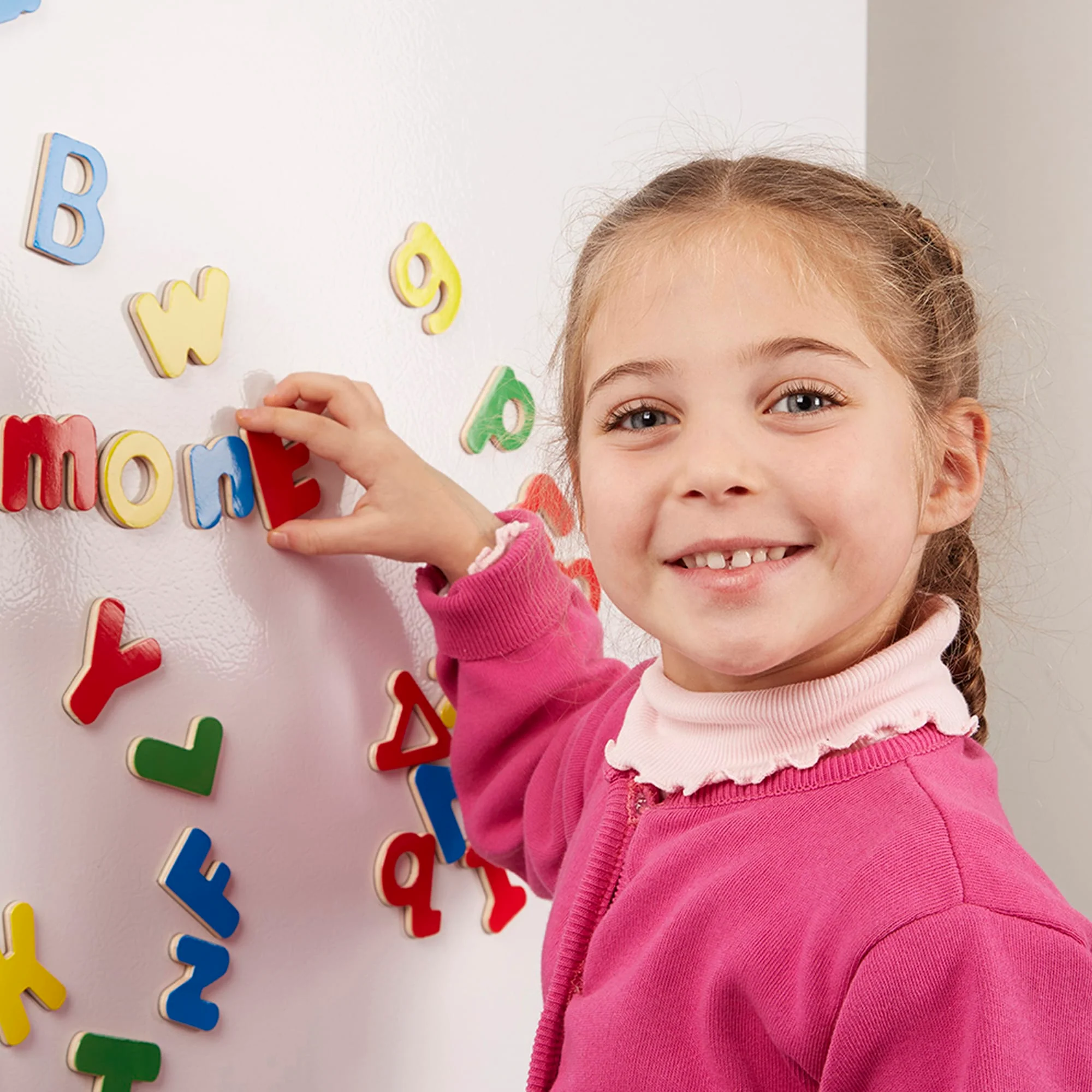 Wooden Letter Alphabet Magnets - Image 2