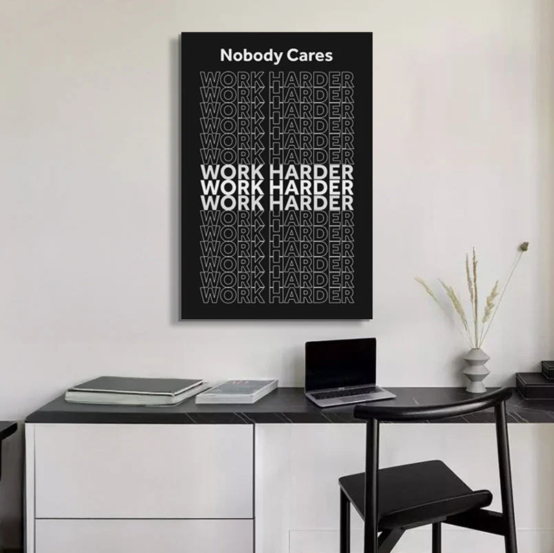 Work Harder Motivational Wall Sign - Image 4