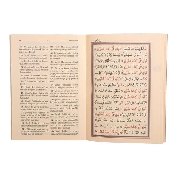 Yasin-i Şerif Cüzü Orta Boy (Mealli, Genişletilmiş, Fihristli, 2 Renk) - Image 3