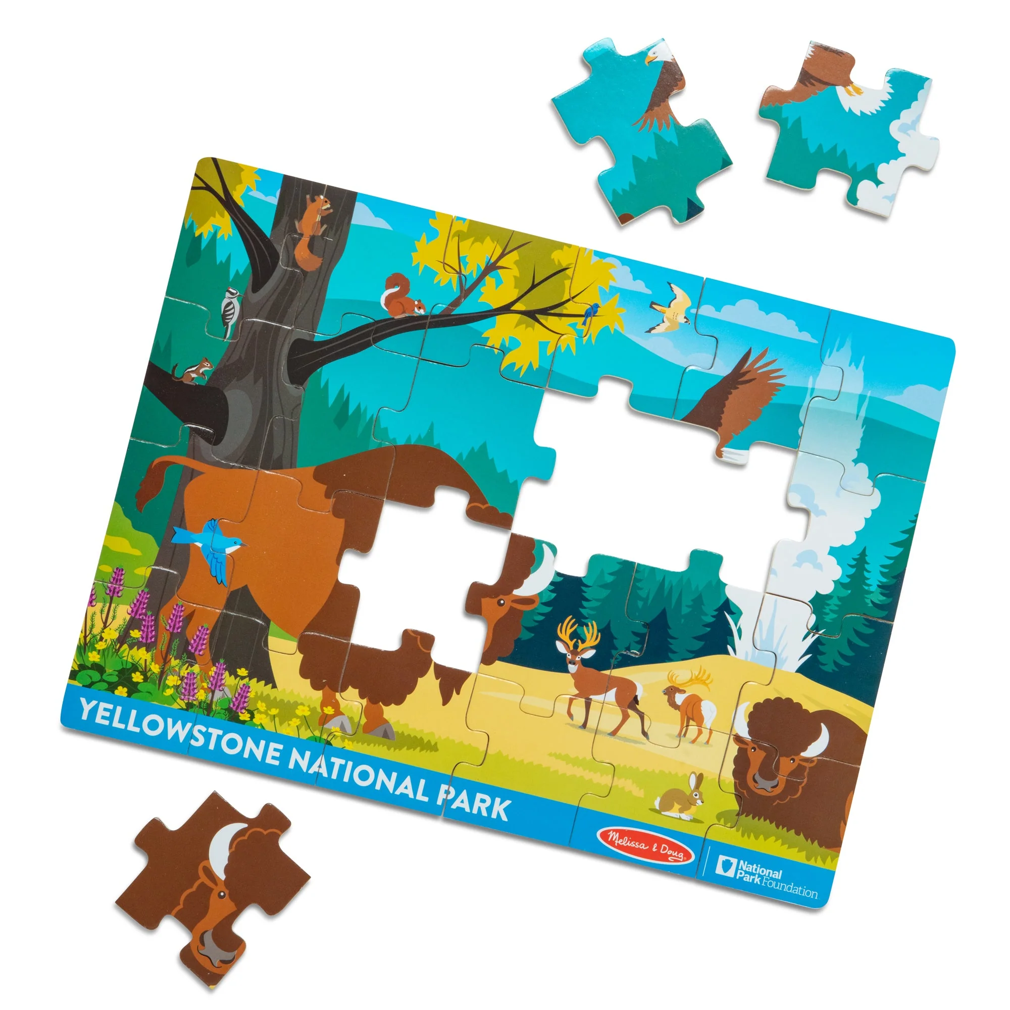 Yellowstone National Park Wooden Jigsaw Puzzle - 24 Pieces - Image 4