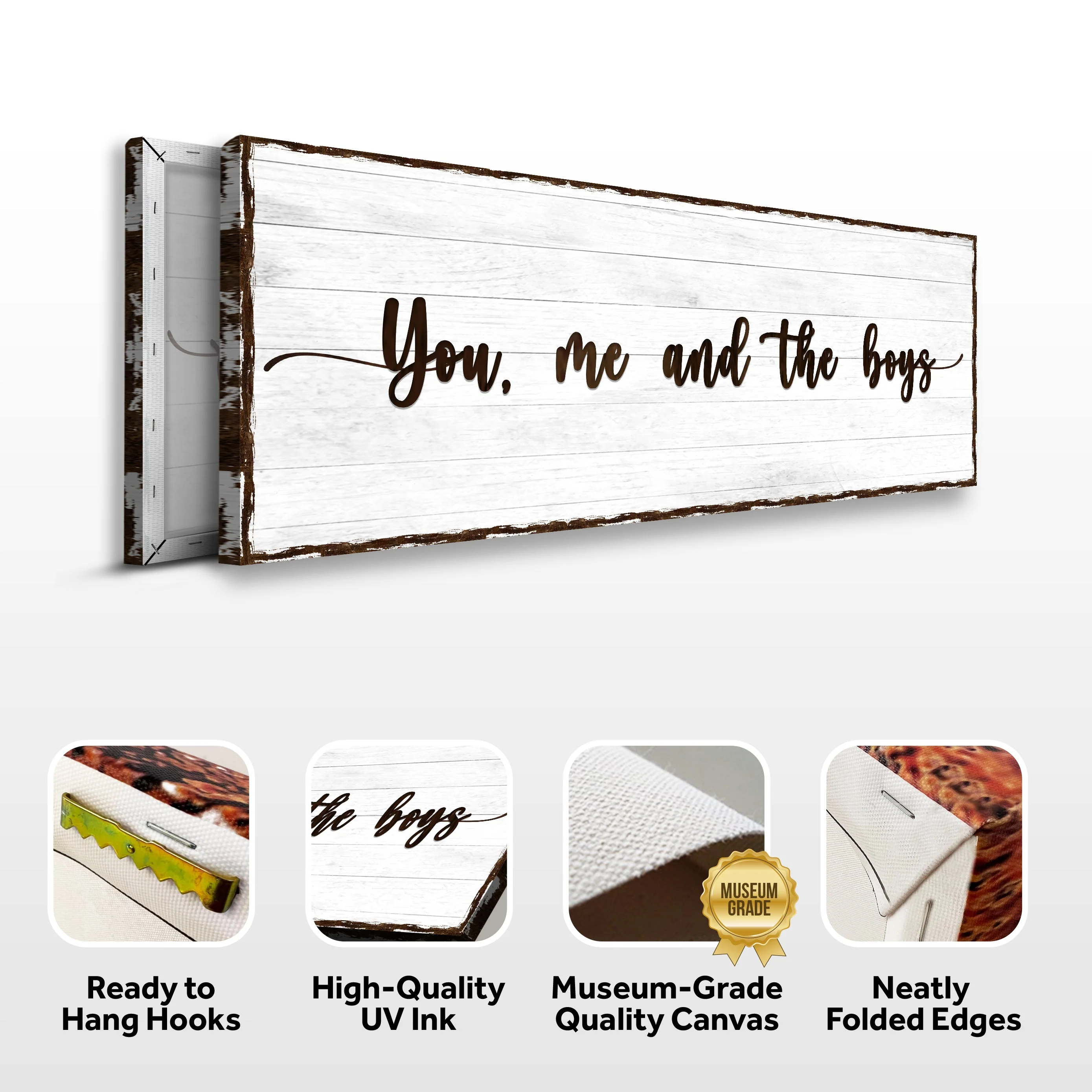 You, Me, And The Boys Family Sign - Image 4