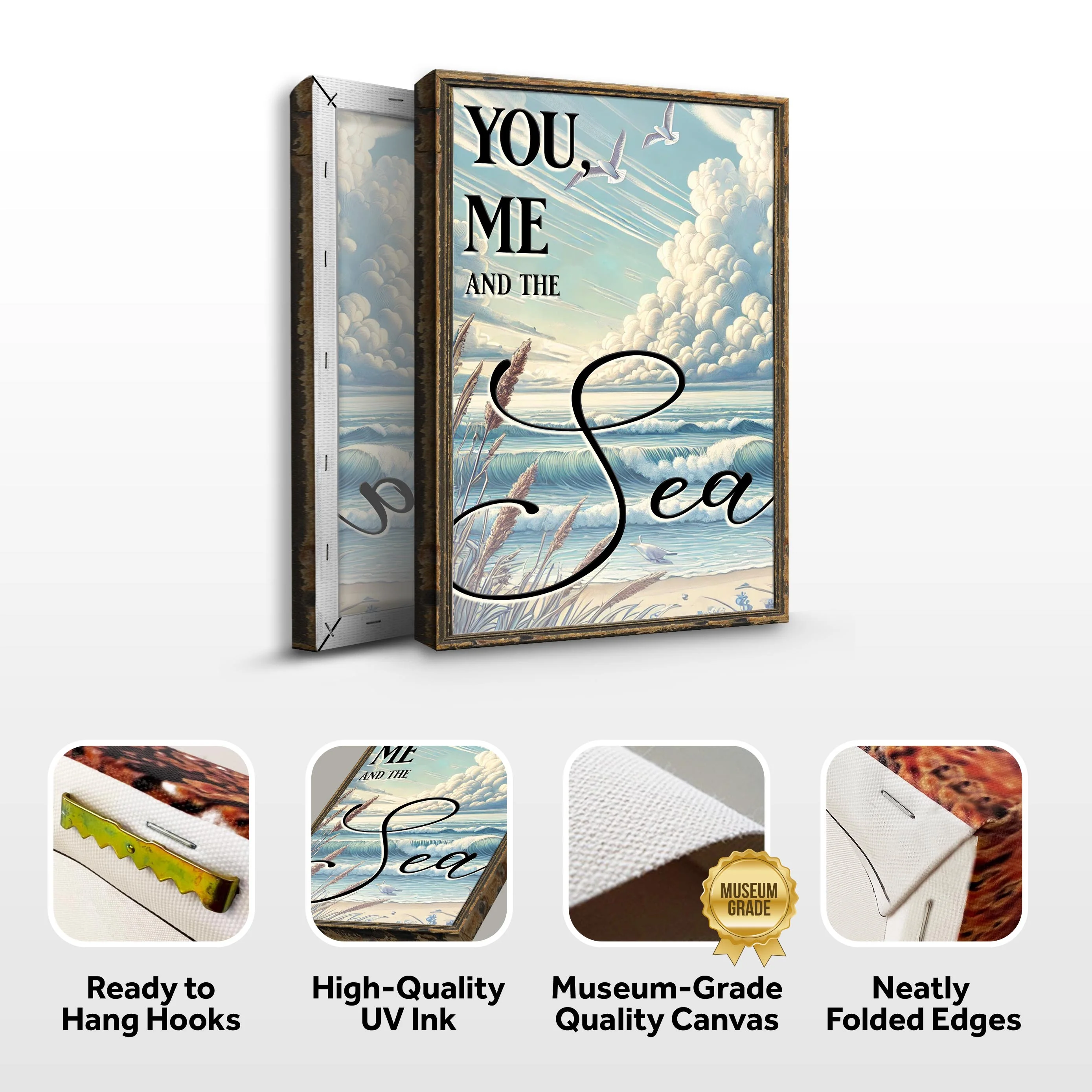 You Me and the Sea Coastal Sign III - Image 8
